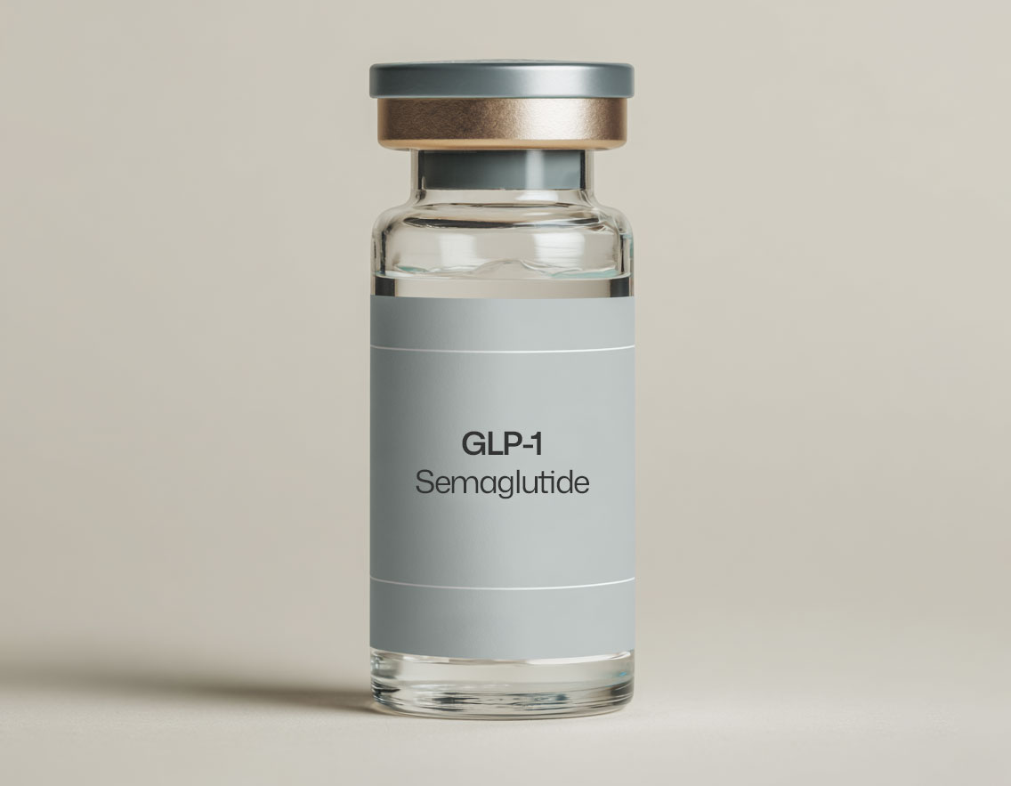 Semaglutide GLP-1 medication vial